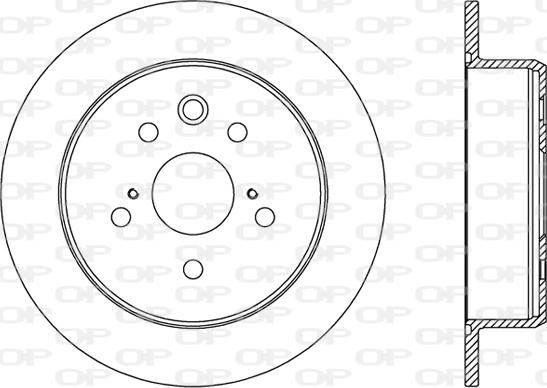 Open Parts BDR2460.10 - Bremžu diski ps1.lv