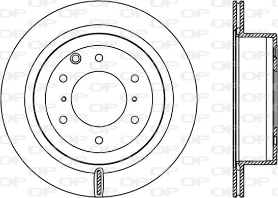 Open Parts BDR2405.20 - Bremžu diski ps1.lv