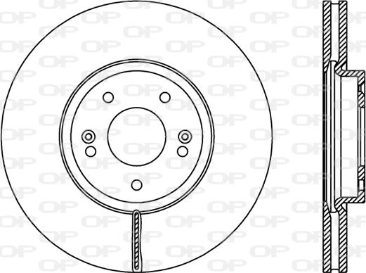 Open Parts BDR2407.20 - Bremžu diski ps1.lv