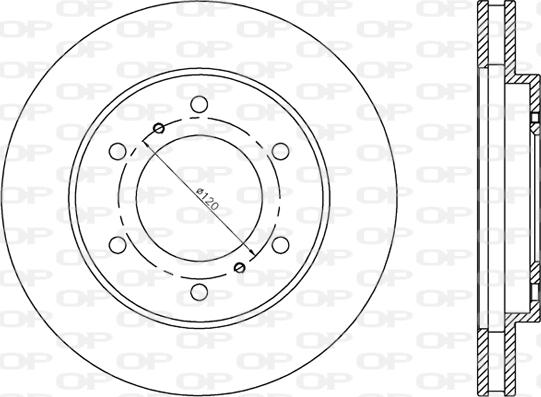 Open Parts BDR2414.20 - Bremžu diski ps1.lv