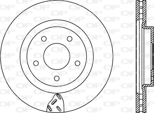 Open Parts BDR2435.20 - Bremžu diski ps1.lv