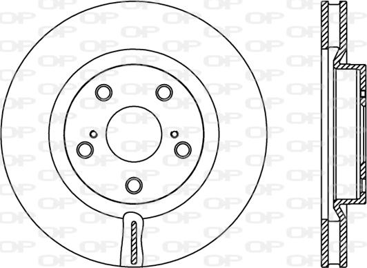 Open Parts BDR2424.20 - Bremžu diski ps1.lv