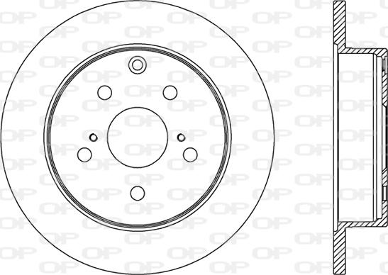 Open Parts BDR2422.10 - Bremžu diski ps1.lv