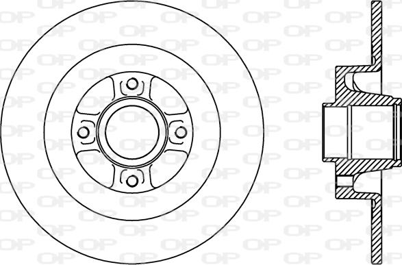 Open Parts BDR2427.10 - Bremžu diski ps1.lv