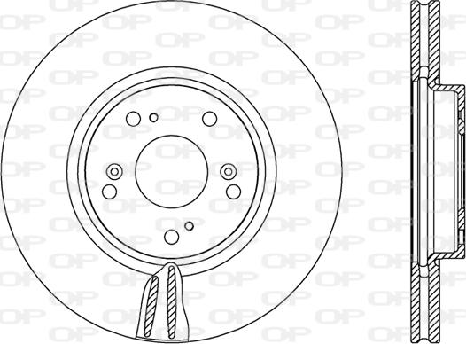 Open Parts BDR2474.20 - Bremžu diski ps1.lv