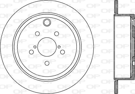 Open Parts BDR2541.10 - Bremžu diski ps1.lv