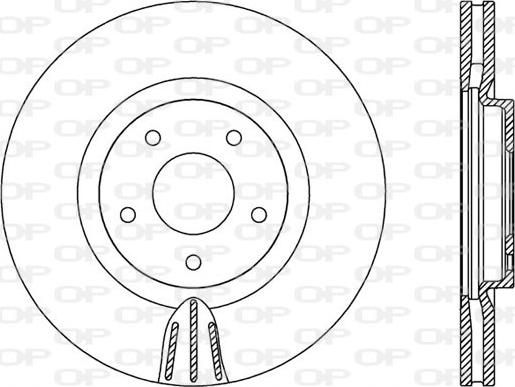 Open Parts BDR2550.20 - Bremžu diski ps1.lv