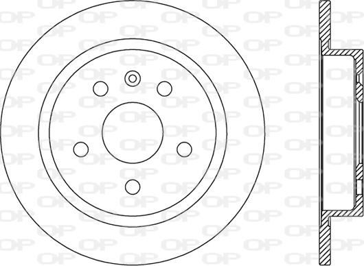 Open Parts BDR2508.10 - Bremžu diski ps1.lv