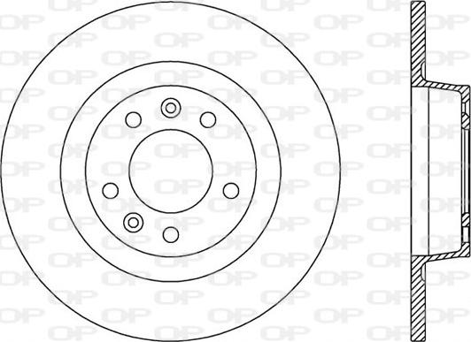 Open Parts BDR2518.10 - Bremžu diski ps1.lv