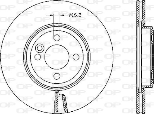 Open Parts BDR2530.20 - Bremžu diski ps1.lv