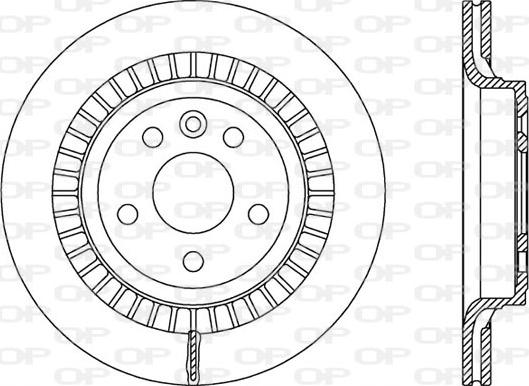 Open Parts BDR2520.20 - Bremžu diski ps1.lv