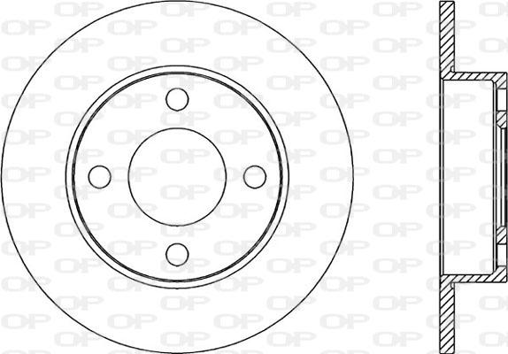 Open Parts BDR2045.10 - Bremžu diski ps1.lv