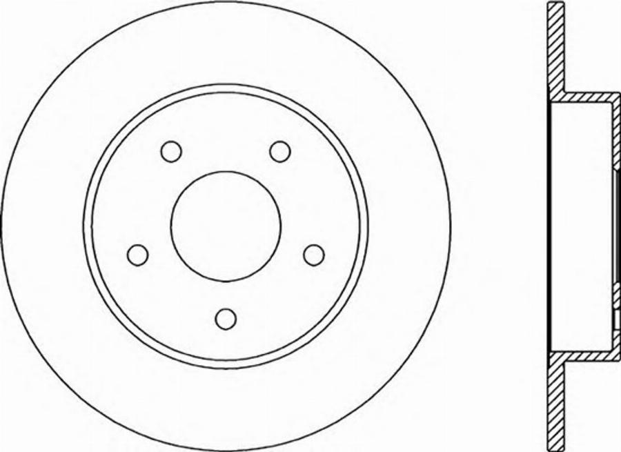 Open Parts BDR2046.10 - Bremžu diski ps1.lv