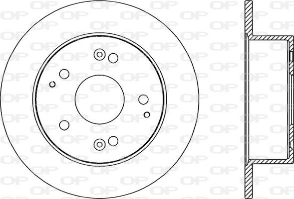 DJ Parts BD1543 - Bremžu diski ps1.lv