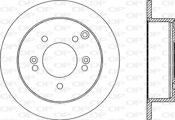 Open Parts BDR2182.10 - Bremžu diski ps1.lv