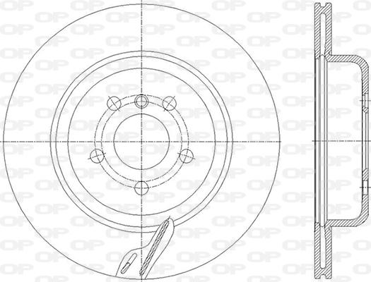 Open Parts BDR2859.20 - Bremžu diski ps1.lv