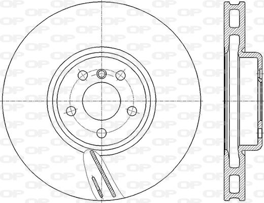 Open Parts BDR2858.20 - Bremžu diski ps1.lv