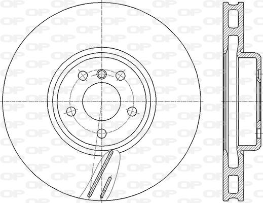 Open Parts BDR2857.20 - Bremžu diski ps1.lv