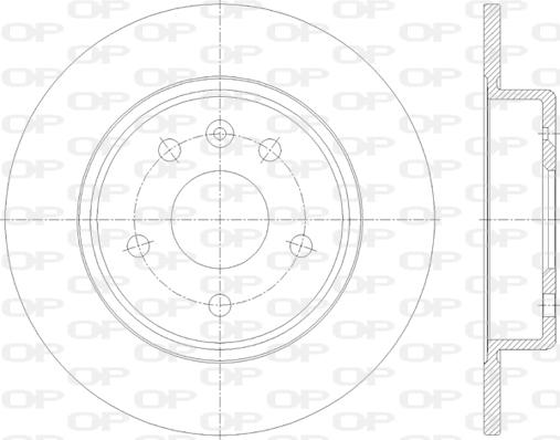 Open Parts BDR2815.10 - Bremžu diski ps1.lv