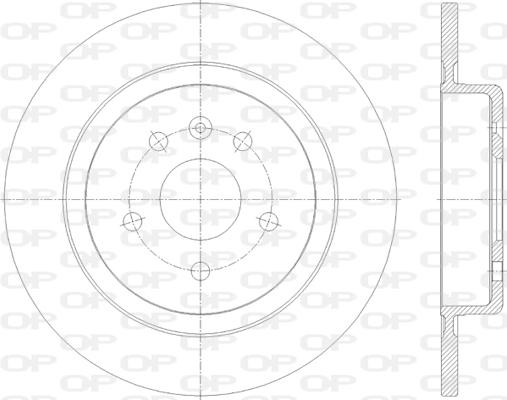 Open Parts BDR2816.10 - Bremžu diski ps1.lv