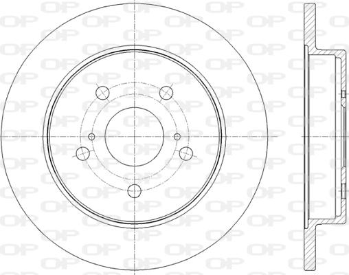 Open Parts BDR2823.10 - Bremžu diski ps1.lv