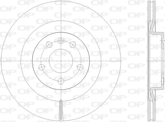 Open Parts BDR2827.20 - Bremžu diski ps1.lv