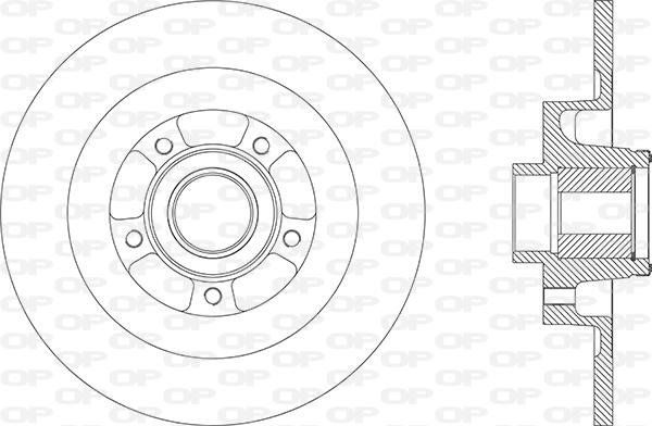 Open Parts BDR2870.30 - Bremžu diski ps1.lv