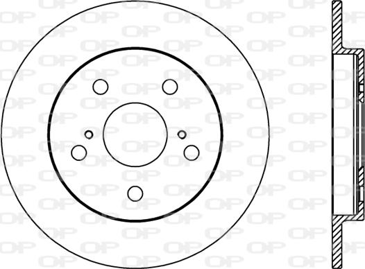 Open Parts BDR2397.10 - Bremžu diski ps1.lv