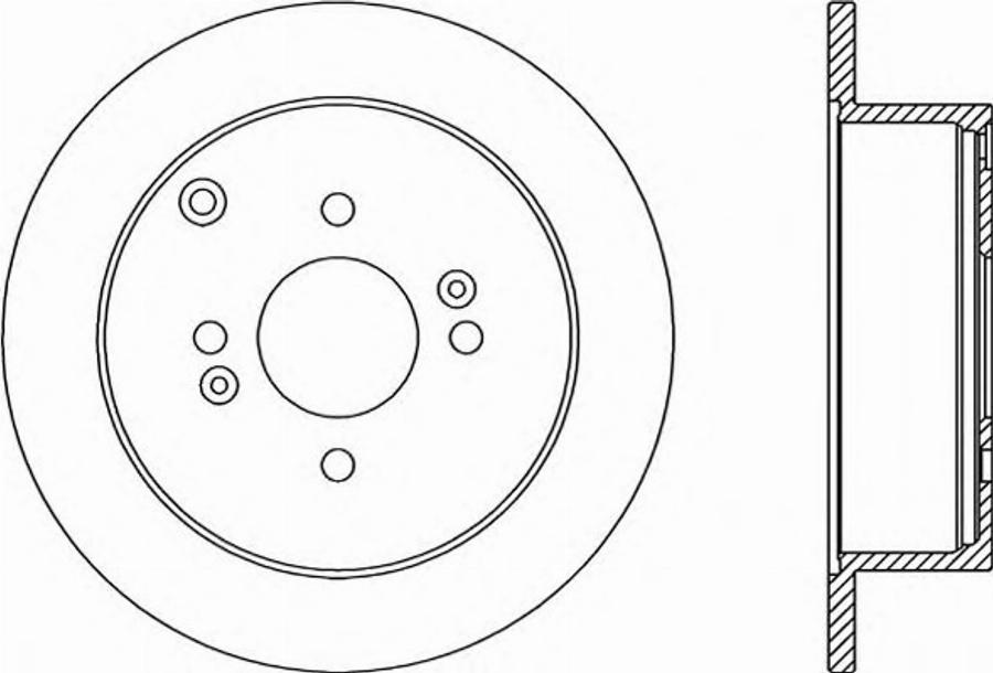 Open Parts BDR2354.10 - Bremžu diski ps1.lv