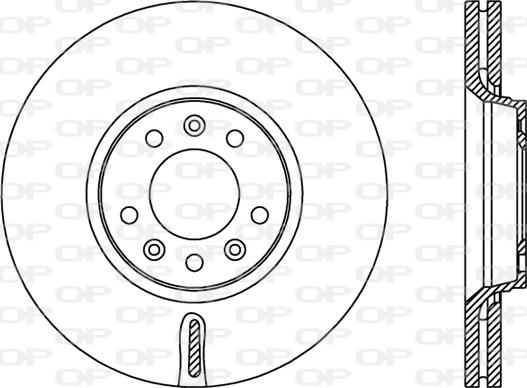 Open Parts BDR2383.20 - Bremžu diski ps1.lv