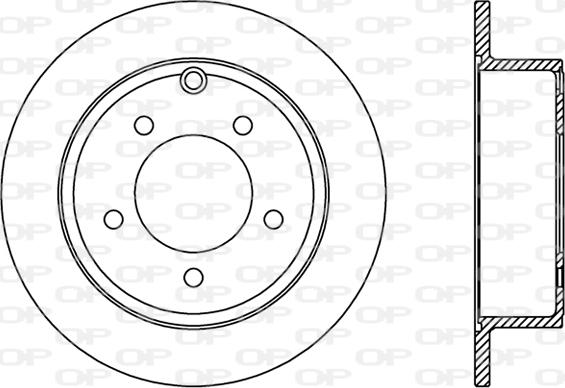 Open Parts BDR2370.10 - Bremžu diski ps1.lv