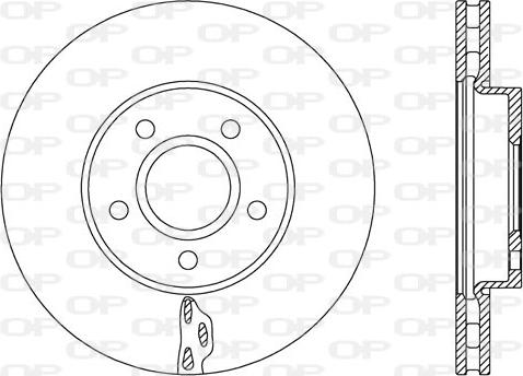 Open Parts BDR2739.20 - Bremžu diski ps1.lv