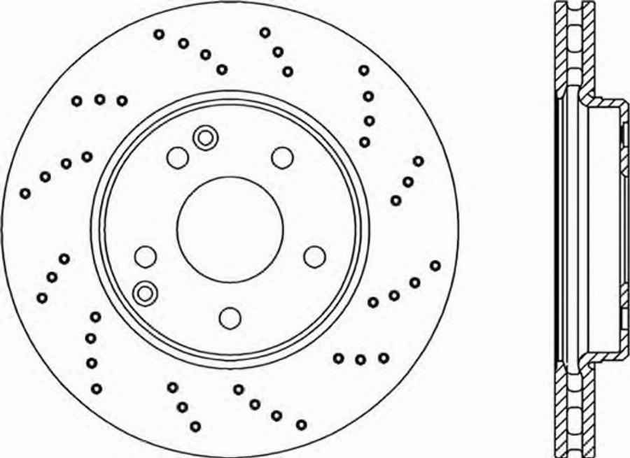 Open Parts BDRS1916.25 - Bremžu diski ps1.lv