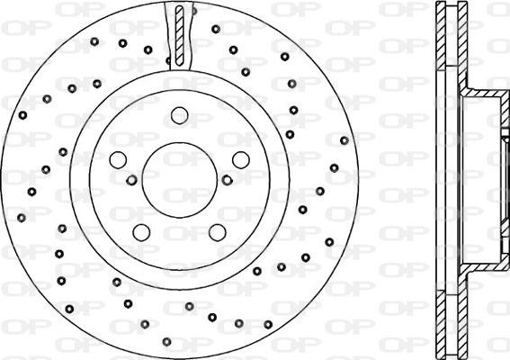 Open Parts BDRS1493.25 - Bremžu diski ps1.lv