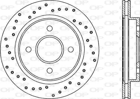 Open Parts BDRS1185.25 - Bremžu diski ps1.lv