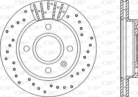 Open Parts BDRS1176.25 - Bremžu diski ps1.lv