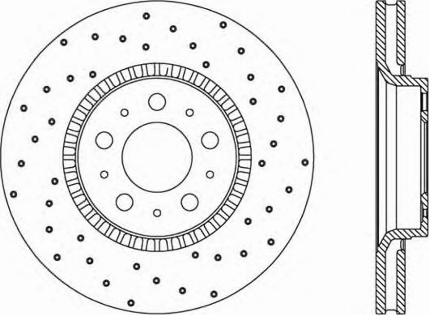 Open Parts BDRS1846.25 - Bremžu diski ps1.lv