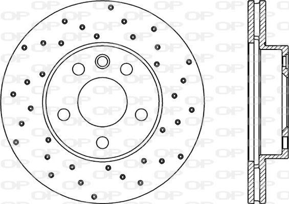 Open Parts BDRS1843.25 - Bremžu diski ps1.lv