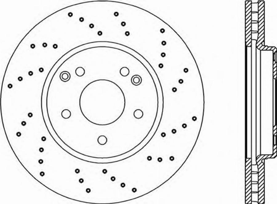 Open Parts BDRS1863.25 - Bremžu diski ps1.lv