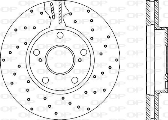 Open Parts BDRS1876.25 - Bremžu diski ps1.lv