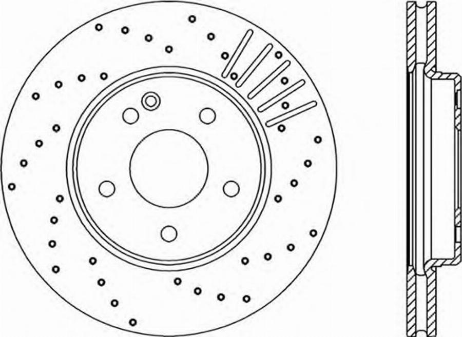 Open Parts BDRS1314.25 - Bremžu diski ps1.lv