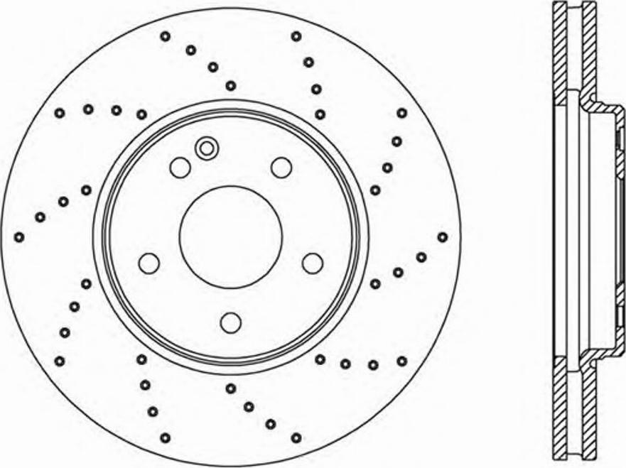 Open Parts BDRS1315.25 - Bremžu diski ps1.lv