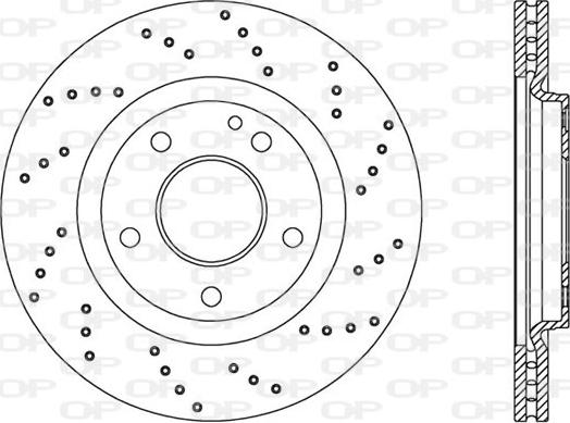 Open Parts BDRS2054.25 - Bremžu diski ps1.lv