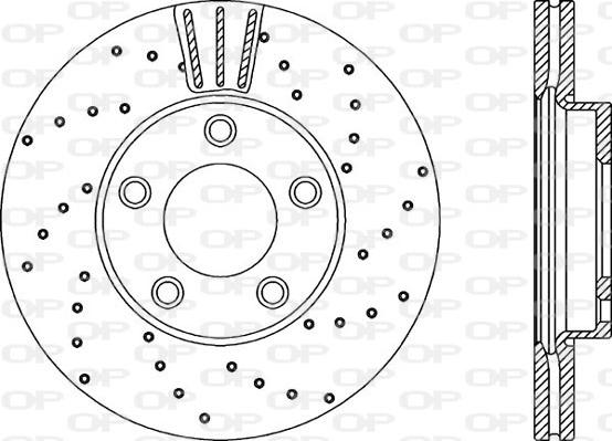 Open Parts BDRS2142.25 - Bremžu diski ps1.lv