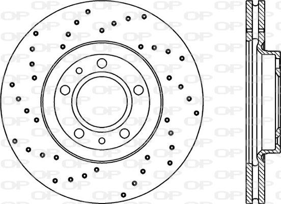 Open Parts BDRS2158.25 - Bremžu diski ps1.lv