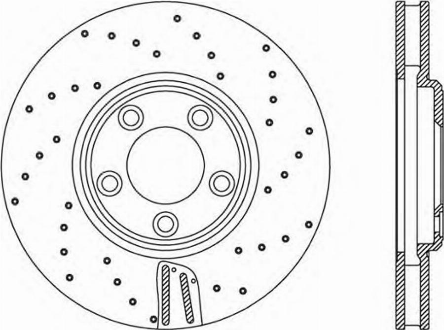 Open Parts BDRS2357.25 - Bremžu diski ps1.lv