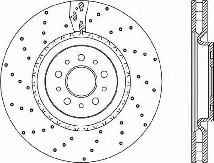 Open Parts BDRS2307.25 - Bremžu diski ps1.lv