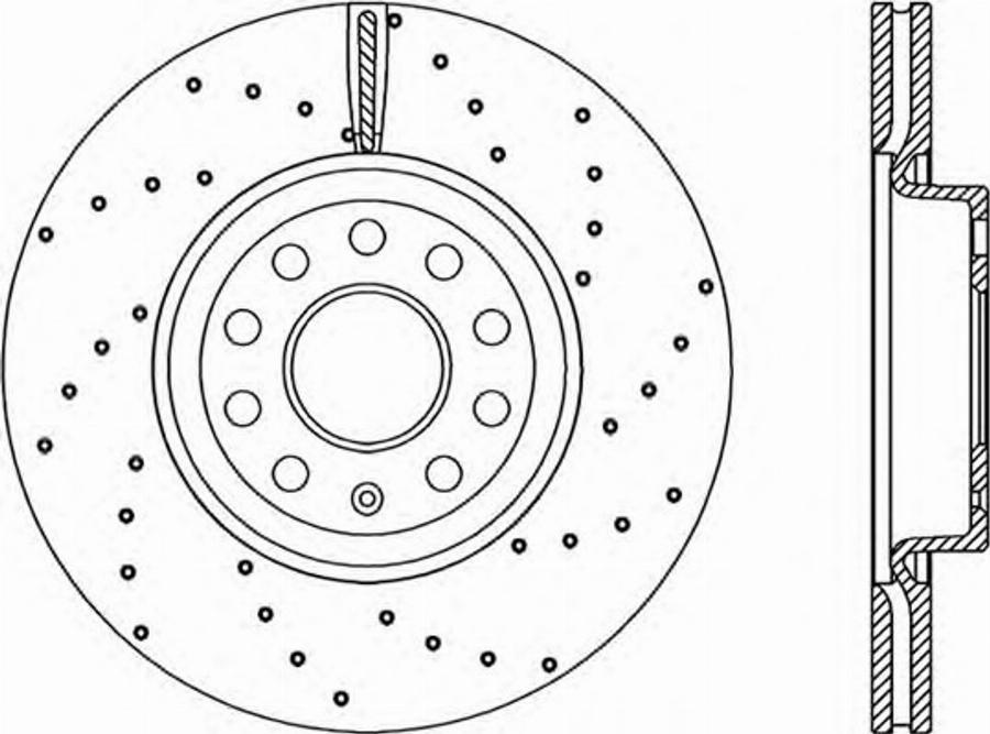 Open Parts BDRS2207.25 - Bremžu diski ps1.lv