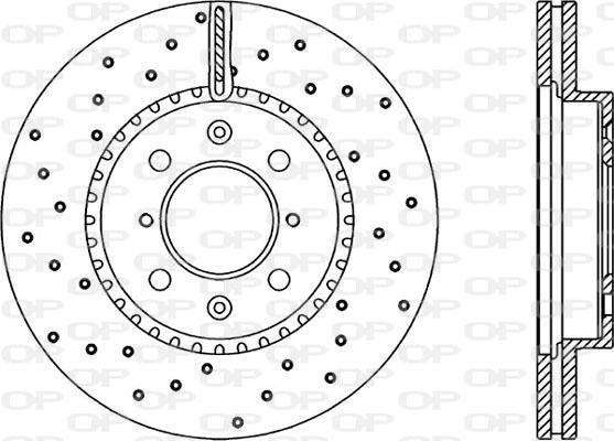 Open Parts BDRS2233.25 - Bremžu diski ps1.lv