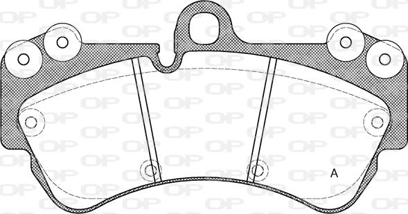 Open Parts BPA0994.00 - Bremžu uzliku kompl., Disku bremzes ps1.lv